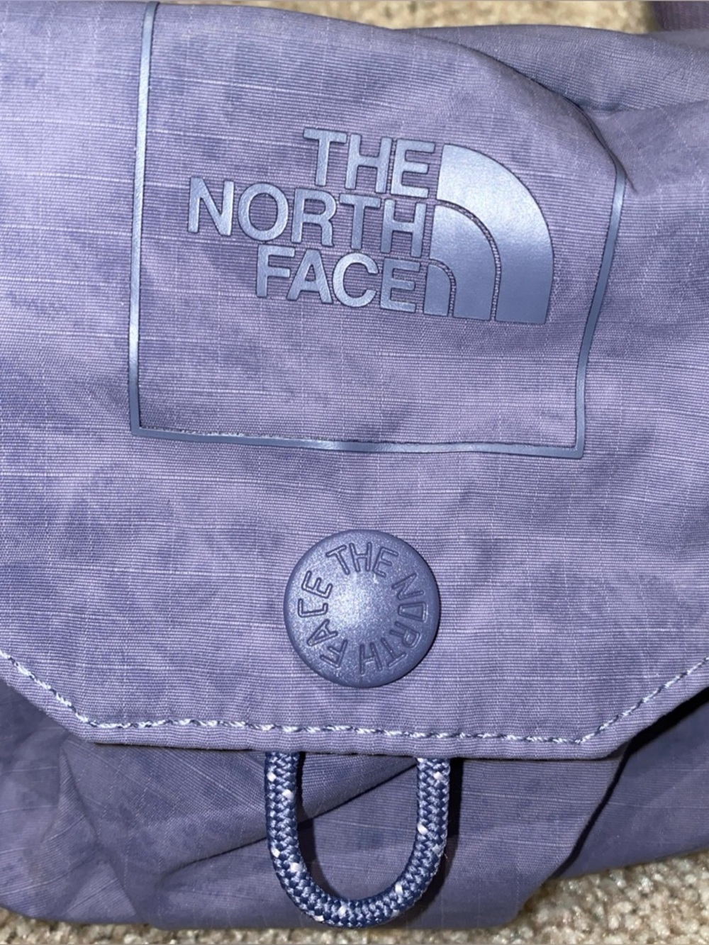 The North Face Glen Canyon Lumbar Pack Twilight Galaxy Purple Fanny Pack NWOT - Picture 2 of 8
